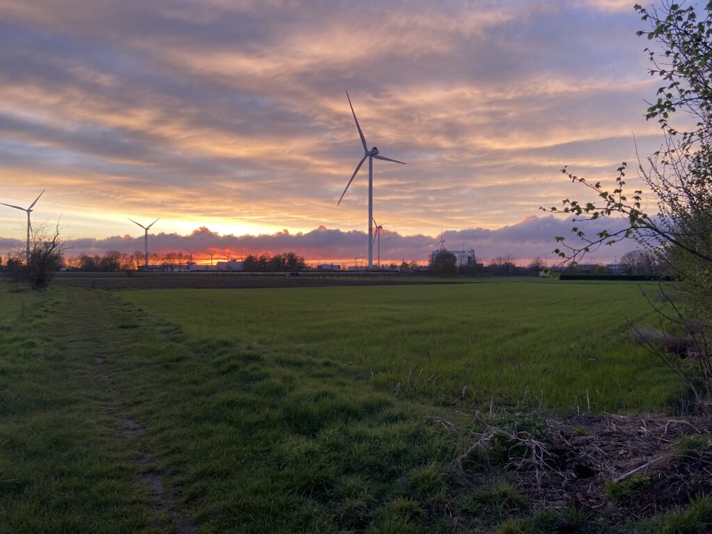Een foto van de lucht